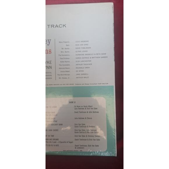 Various - 1965 Mary Poppins Original Cast Soundtrack (LP, RP) VG++ Shrink! - Picture 11 of 13